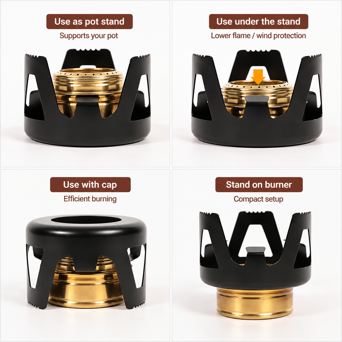 Compact Alcohol Burner Set