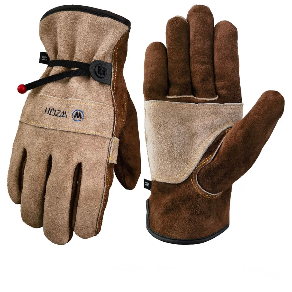 Bushcraft Leather Work Gloves | Heavy-Duty Cowhide
