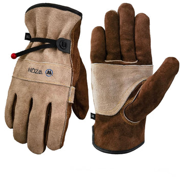 Bushcraft Leather Work Gloves | Heavy-Duty Cowhide